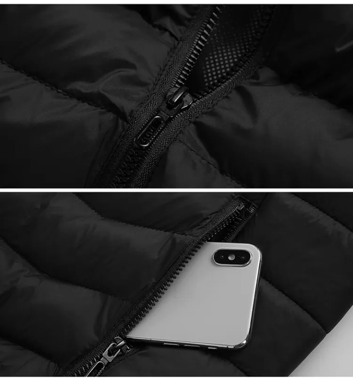 Men's Winter Heated Jacket with USB Heating